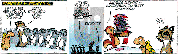 Over the Hedge on Tuesday February 11, 2014 Comic Strip