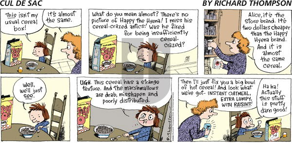 Cul de Sac on Sunday December 8, 2013 Comic Strip