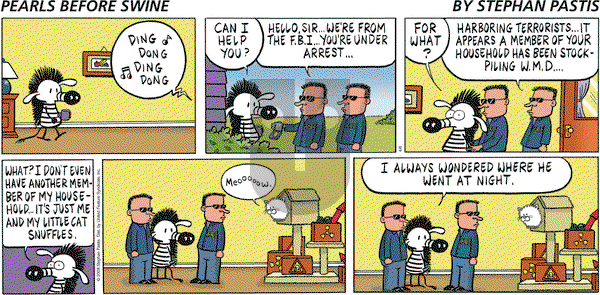 Pearls Before Swine on Sunday April 6, 2008 Comic Strip