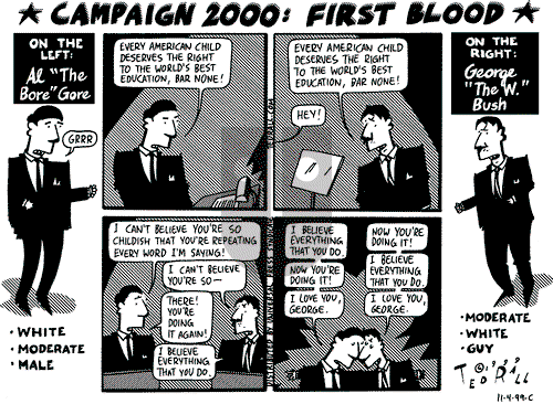 Ted Rall - Wednesday November 10, 1999 Comic Strip