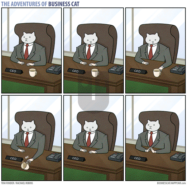 The Adventures of Business Cat - Monday April 27, 2015 Comic Strip