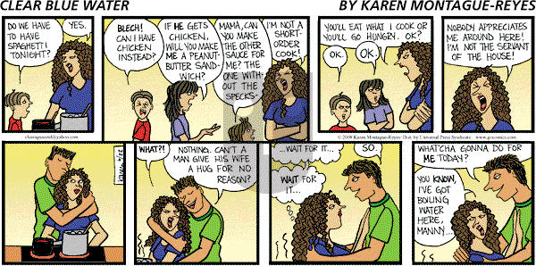 Clear Blue Water on Sunday June 22, 2008 Comic Strip