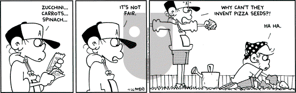 FoxTrot - Saturday April 26, 2003 Comic Strip
