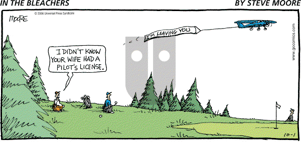 In the Bleachers - Sunday October 1, 2006 Comic Strip