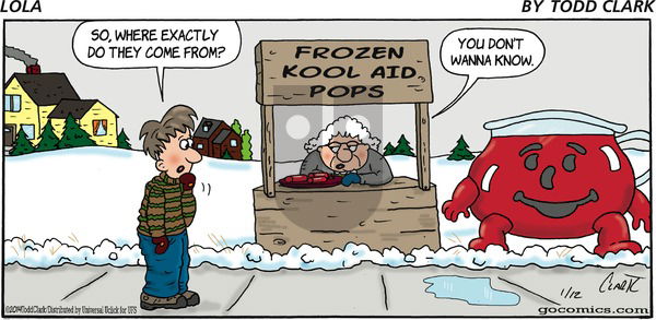 Lola on Sunday January 12, 2014 Comic Strip