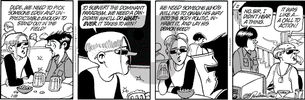 Doonesbury on Friday January 10, 2003 Comic Strip