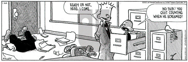 Frazz on Wednesday January 22, 2003 Comic Strip