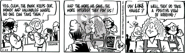 Rose is Rose on Friday November 25, 1988 Comic Strip