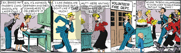 Mutt & Jeff - Friday February 14, 2020 Comic Strip