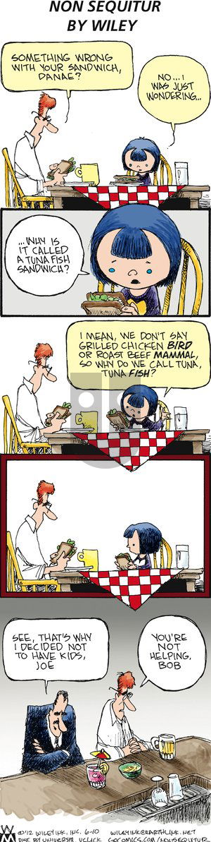 Non Sequitur on Sunday June 10, 2012 Comic Strip
