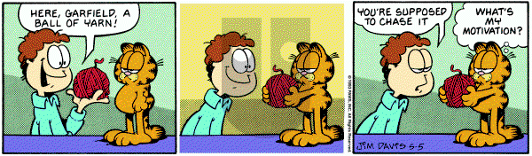 Garfield on Wednesday May 5, 1993 Comic Strip