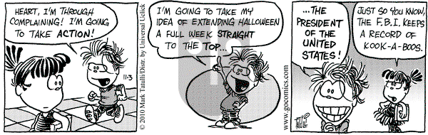 Heart of the City - Wednesday November 3, 2010 Comic Strip