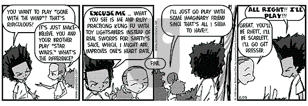 The Boondocks on Tuesday January 30, 2007 Comic Strip