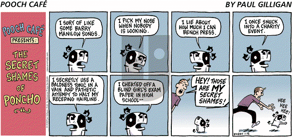 Pooch Cafe on Sunday January 15, 2006 Comic Strip
