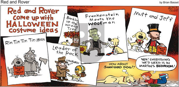 Red and Rover on Sunday October 23, 2016 Comic Strip