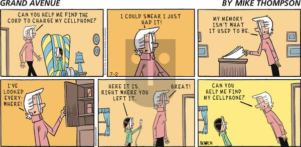 Grand Avenue on Sunday July 2, 2023 Comic Strip