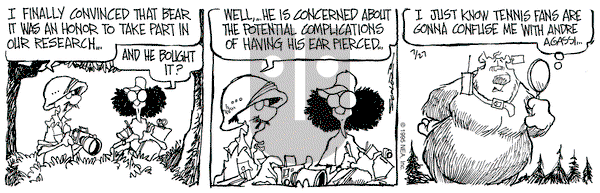 The Grizzwells on Thursday July 27, 1995 Comic Strip