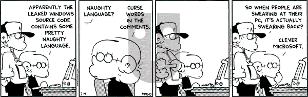 FoxTrot on Friday March 5, 2004 Comic Strip