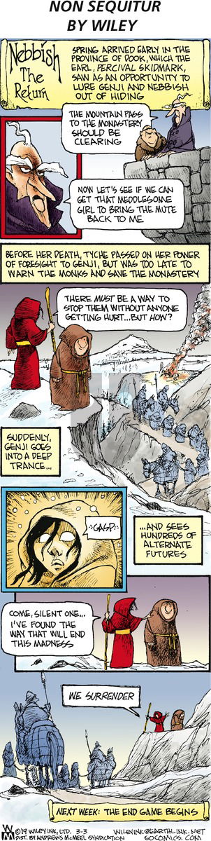 Non Sequitur on Sunday March 3, 2019 Comic Strip