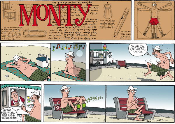 Monty on Sunday August 3, 2014 Comic Strip