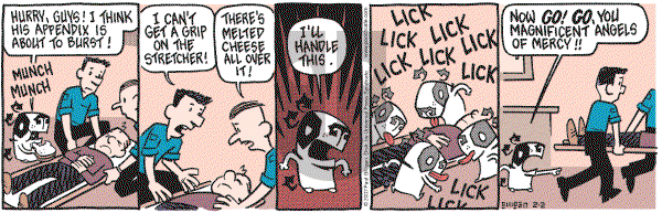 Pooch Cafe on Friday February 9, 2007 Comic Strip