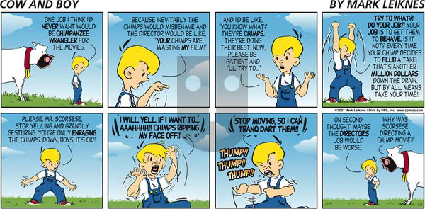 Cow and Boy Classics on Sunday August 5, 2007 Comic Strip