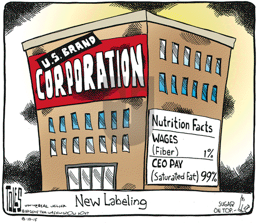Tom Toles on Monday August 10, 2015 Comic Strip