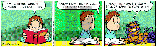 Garfield on Wednesday August 3, 1994 Comic Strip