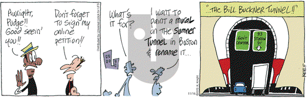 The Knight Life on Saturday November 16, 2013 Comic Strip