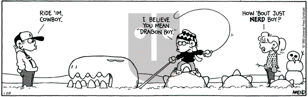 FoxTrot on Monday August 15, 1994 Comic Strip