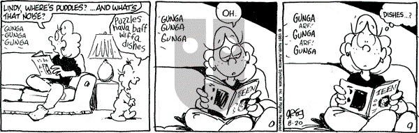 Luann on Tuesday August 20, 1991 Comic Strip