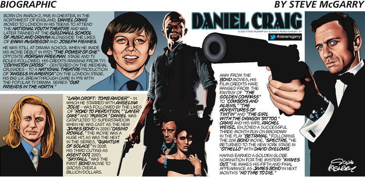 Biographic on Sunday March 1, 2020 Comic Strip