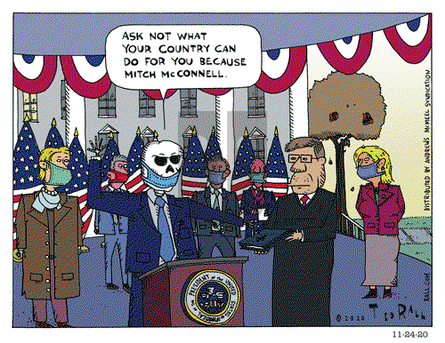 Ted Rall on Tuesday November 24, 2020 Comic Strip