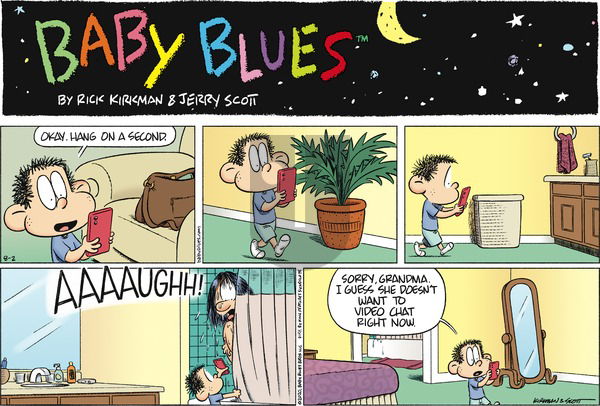 Baby Blues on Sunday August 2, 2020 Comic Strip