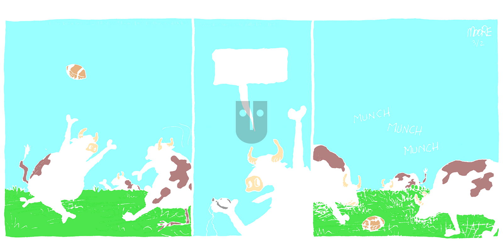 In the Bleachers on Sunday March 2, 2014 Comic Strip