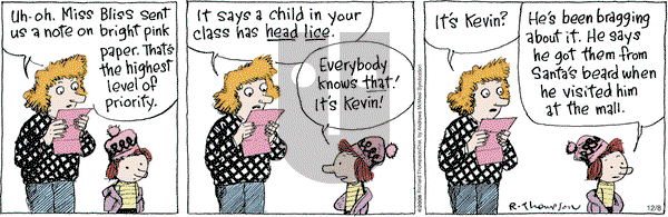 Cul de Sac - Friday December 8, 2023 Comic Strip