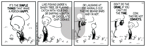 Cow and Boy Classics on Friday September 21, 2007 Comic Strip