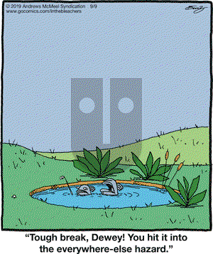 In the Bleachers on Monday September 9, 2019 Comic Strip