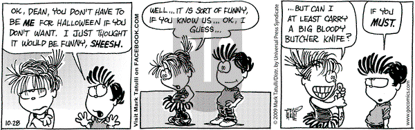 Heart of the City - Wednesday October 28, 2009 Comic Strip