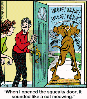 Marmaduke on Wednesday April 16, 2014 Comic Strip