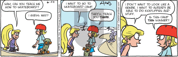 Cleats - Tuesday June 24, 2008 Comic Strip