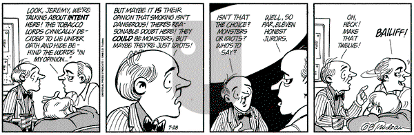 Doonesbury on Thursday July 28, 1994 Comic Strip