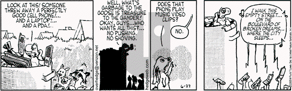 Over the Hedge on Monday June 27, 2005 Comic Strip