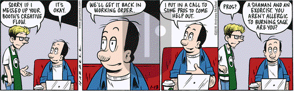 Adam@Home on Saturday January 13, 2018 Comic Strip
