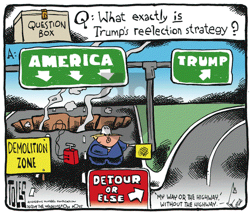 Tom Toles on Thursday July 18, 2019 Comic Strip