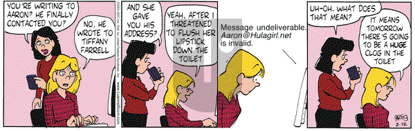 Luann on Saturday February 12, 2005 Comic Strip