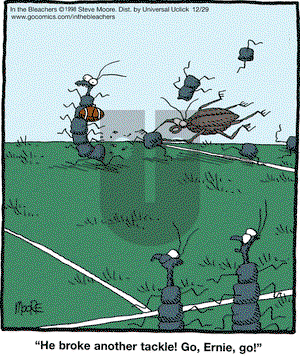 In the Bleachers on Tuesday December 29, 2015 Comic Strip