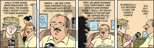 Doonesbury on Tuesday July 8, 2008 Comic Strip