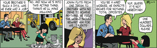 Luann on Tuesday June 14, 2011 Comic Strip