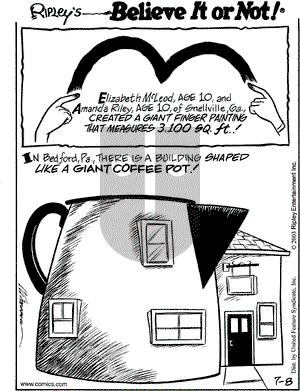 Ripley's Believe It or Not on Tuesday July 8, 2003 Comic Strip